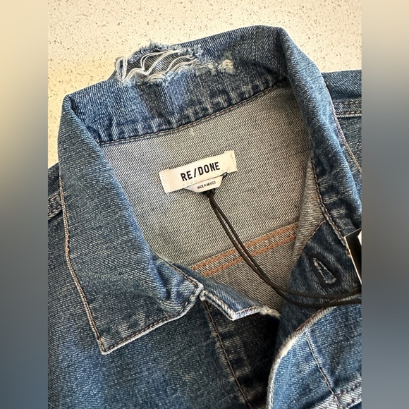 RE/DONE 60s Shrunken Denim Jacket, size small - Picture 8 of 11